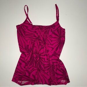 NY&C sheer tropical cami